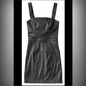 Abercrombie Vegan Leather Mini Dress Size Small